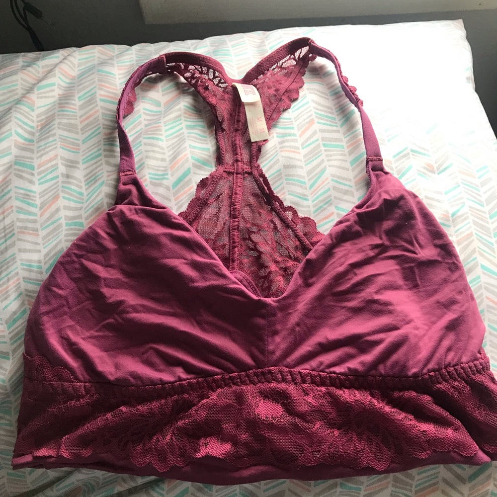 purple bralette